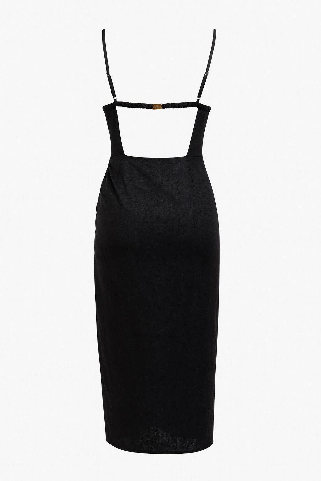 Vestido Vitória Linho Preto
