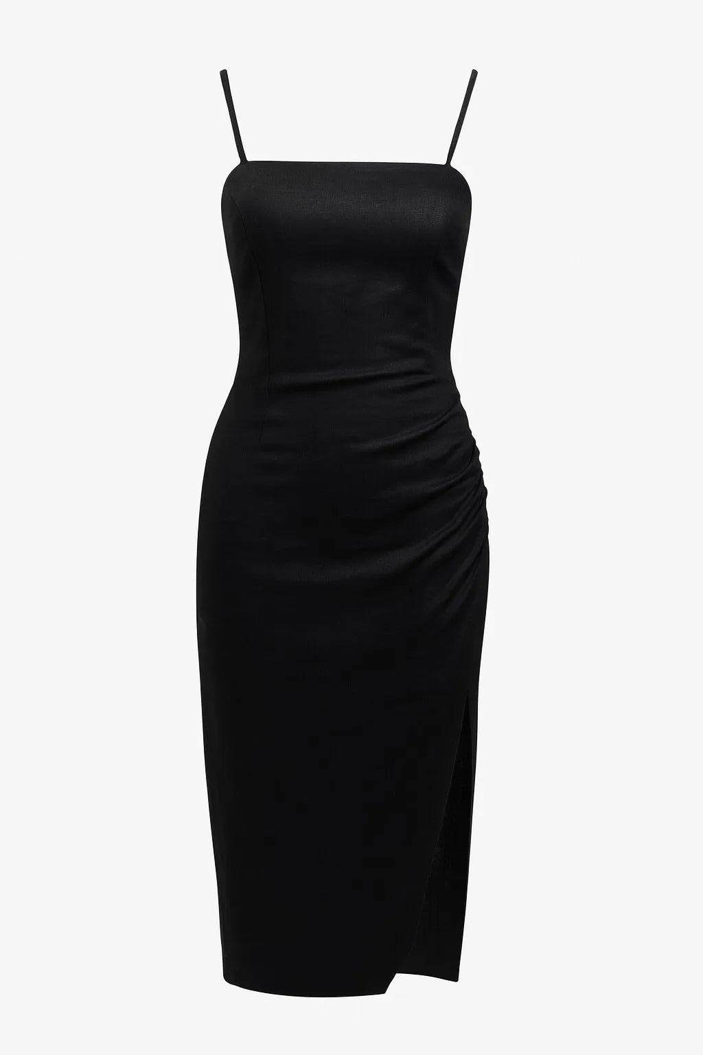 Vestido Vitória Linho Preto