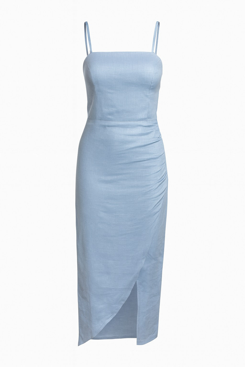 Vestido Vitória Linho Celeste