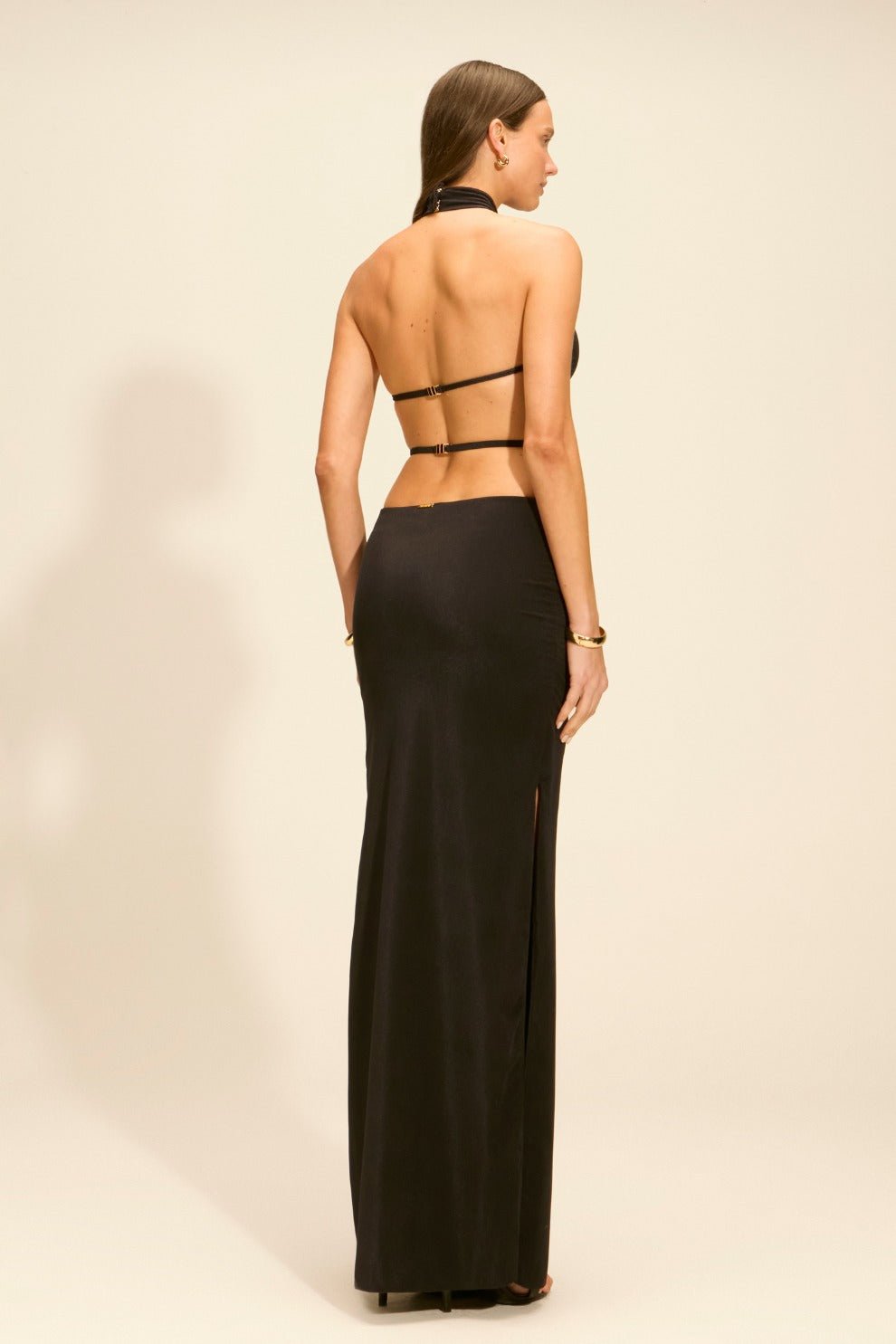 Vestido Âmbar Longo Preto