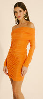 Vestido Marina - Tangerina